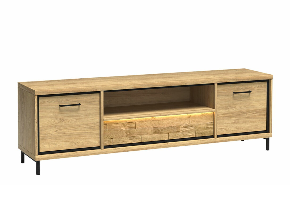 Mueble TV Etrmoni 111 (Luminoso madera + Roble)