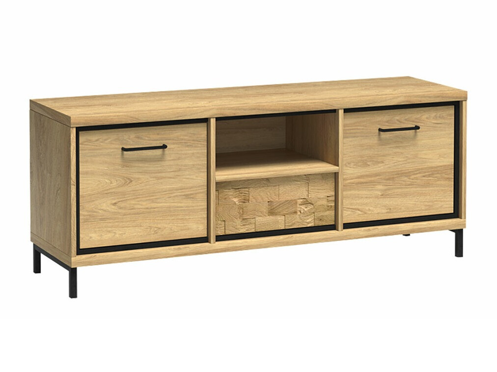 Mueble TV Etrmoni 112 (Luminoso madera + Roble)