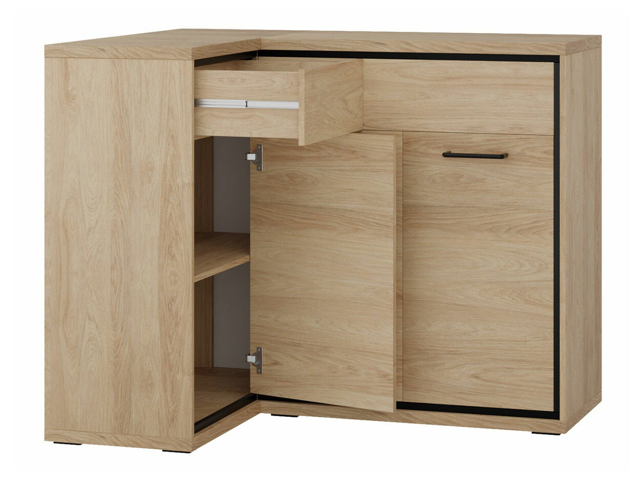 Cajonera de rincón Etrmoni 121 (Luminoso madera)