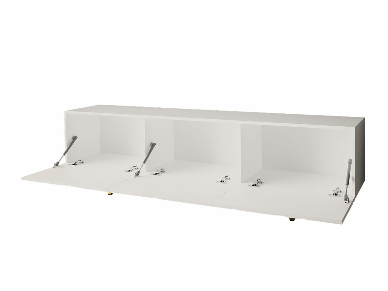 Mueble TV Audis (Blanco + Blanco brillante)