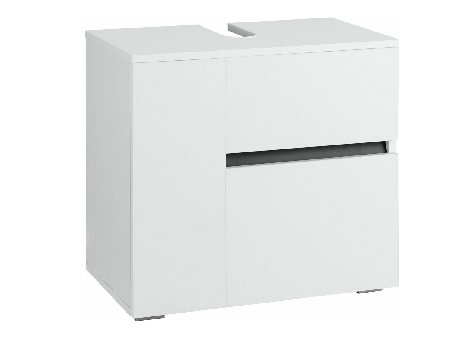 Armario de baño de pie para lavabo Soncamu 108 (Blanco)