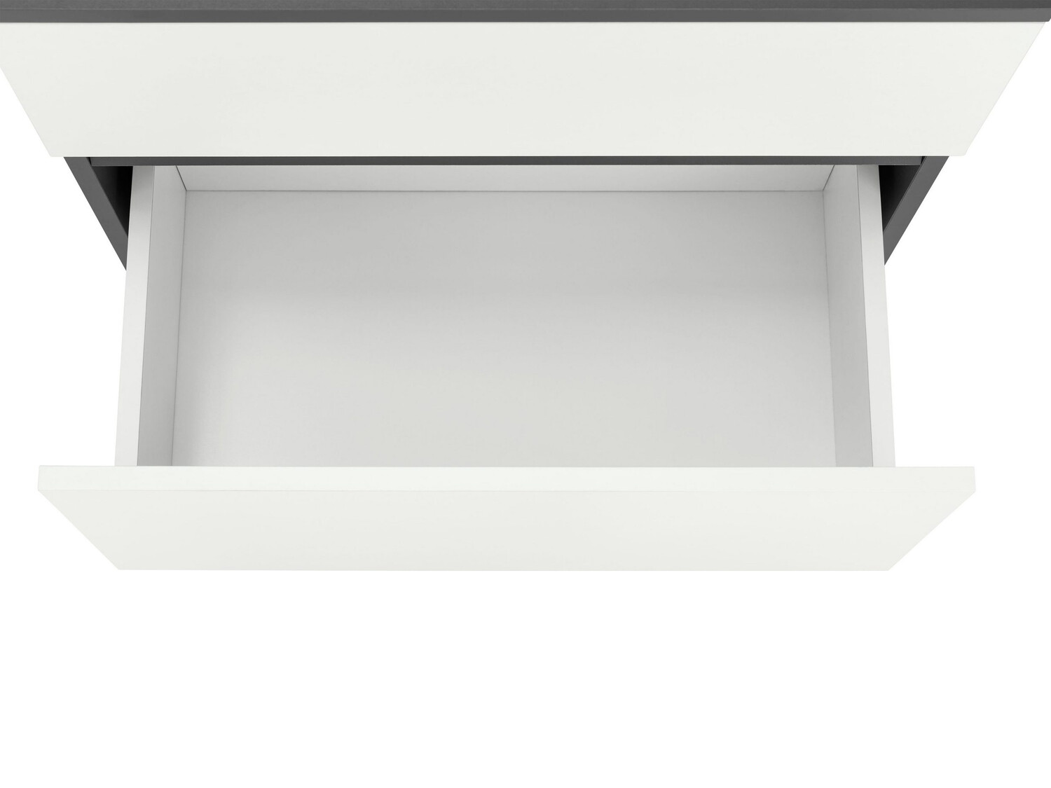 Armario de baño de pie para lavabo Soncamu 110 (Blanco + Antracita)