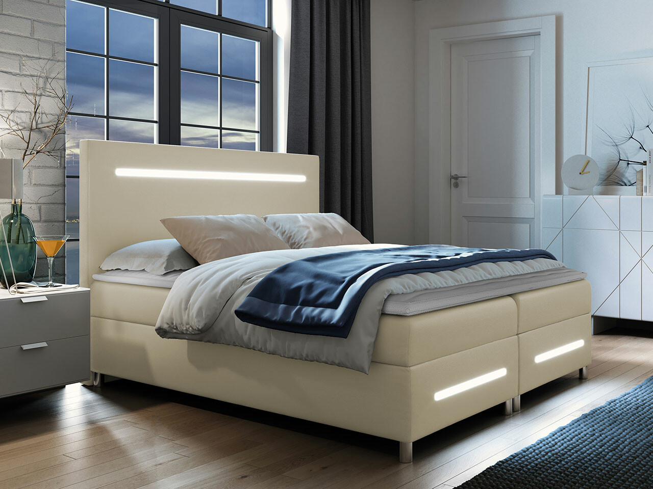 Cama continental Baltimore 174 (Soft 033)