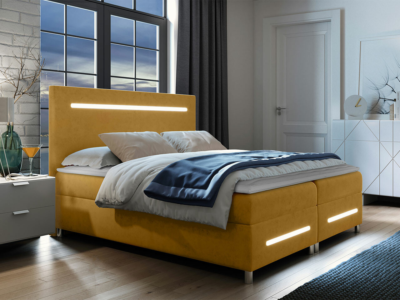 Cama continental Pluvia (Fresh 37)
