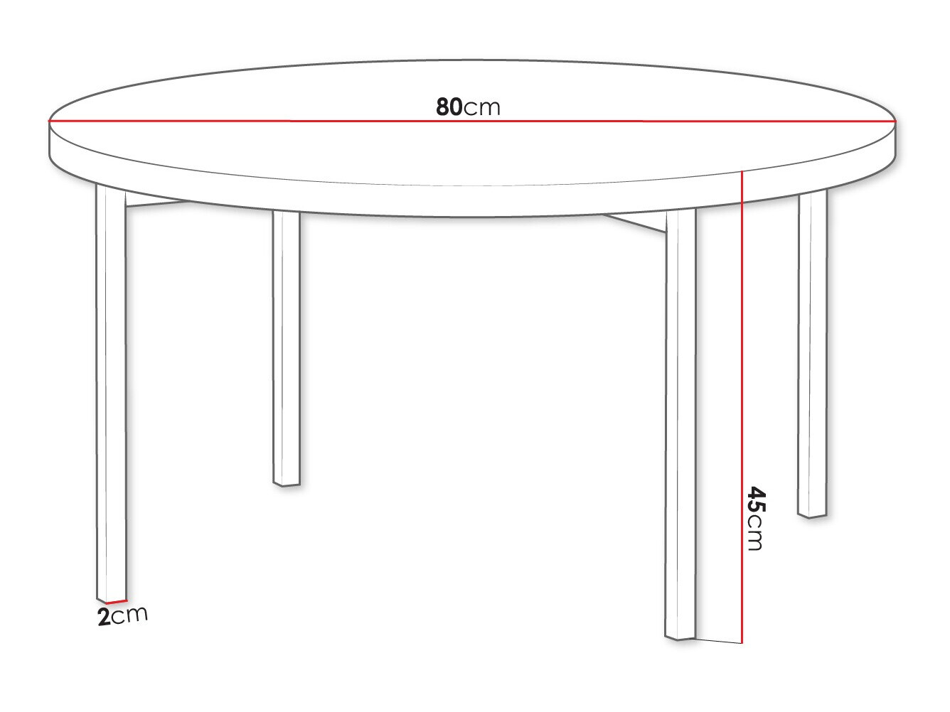 Mesa de centro Providence 178 (Negro)