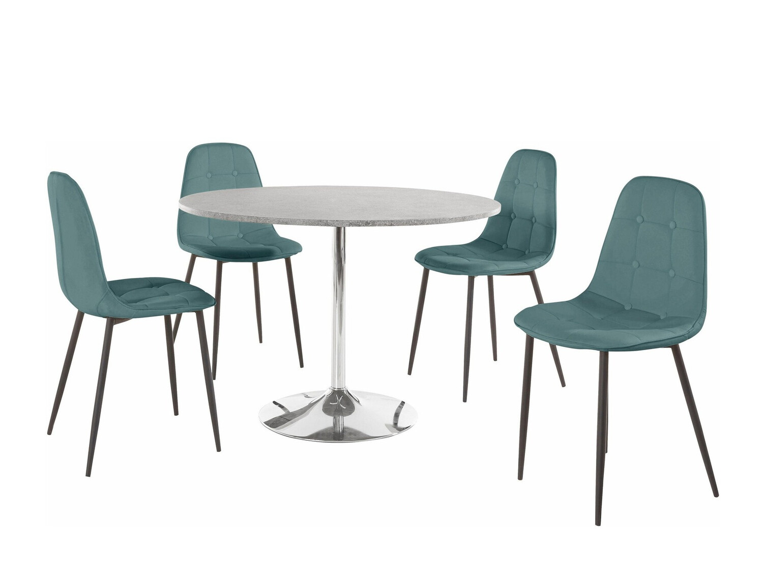 Conjunto de comedor Denton 936 (Azul)