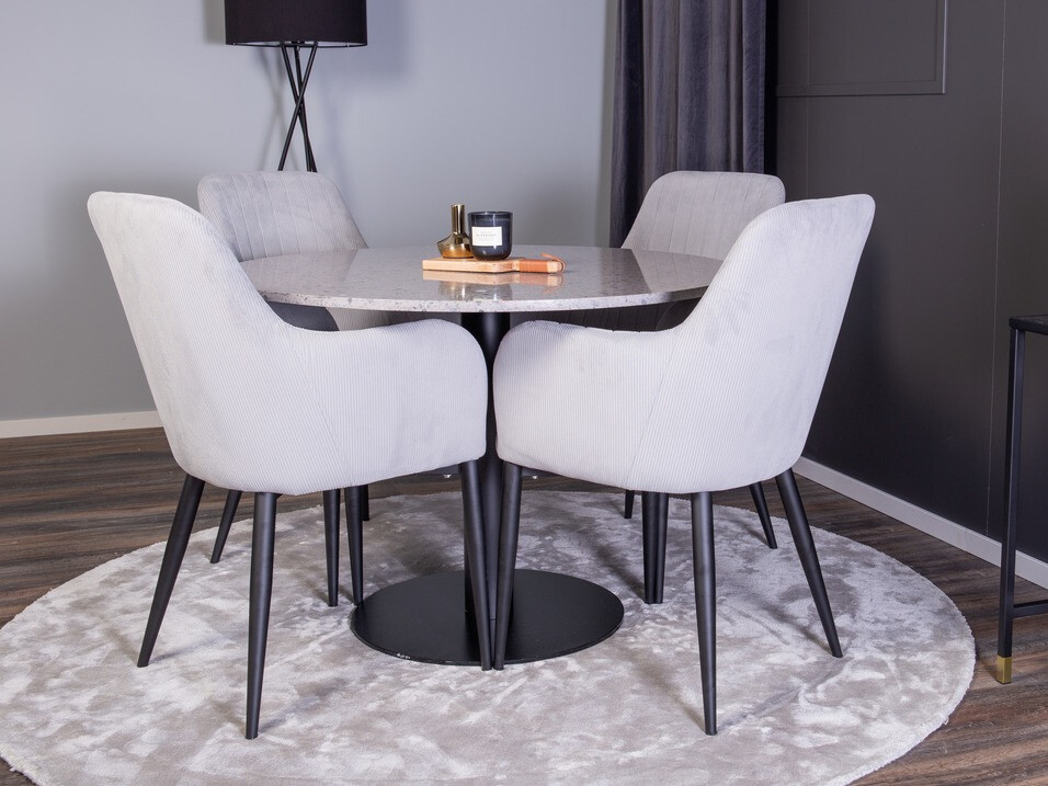 Silla Dallas 155 (Gris claro + Negro)