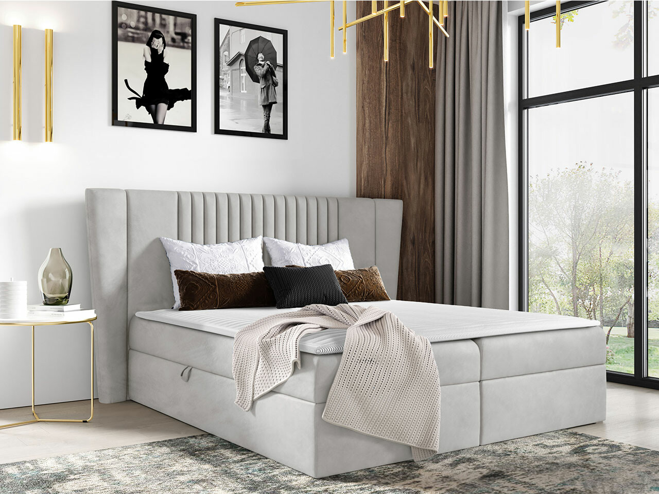 Cama continental Fenestra (Magic Velvet 2239)