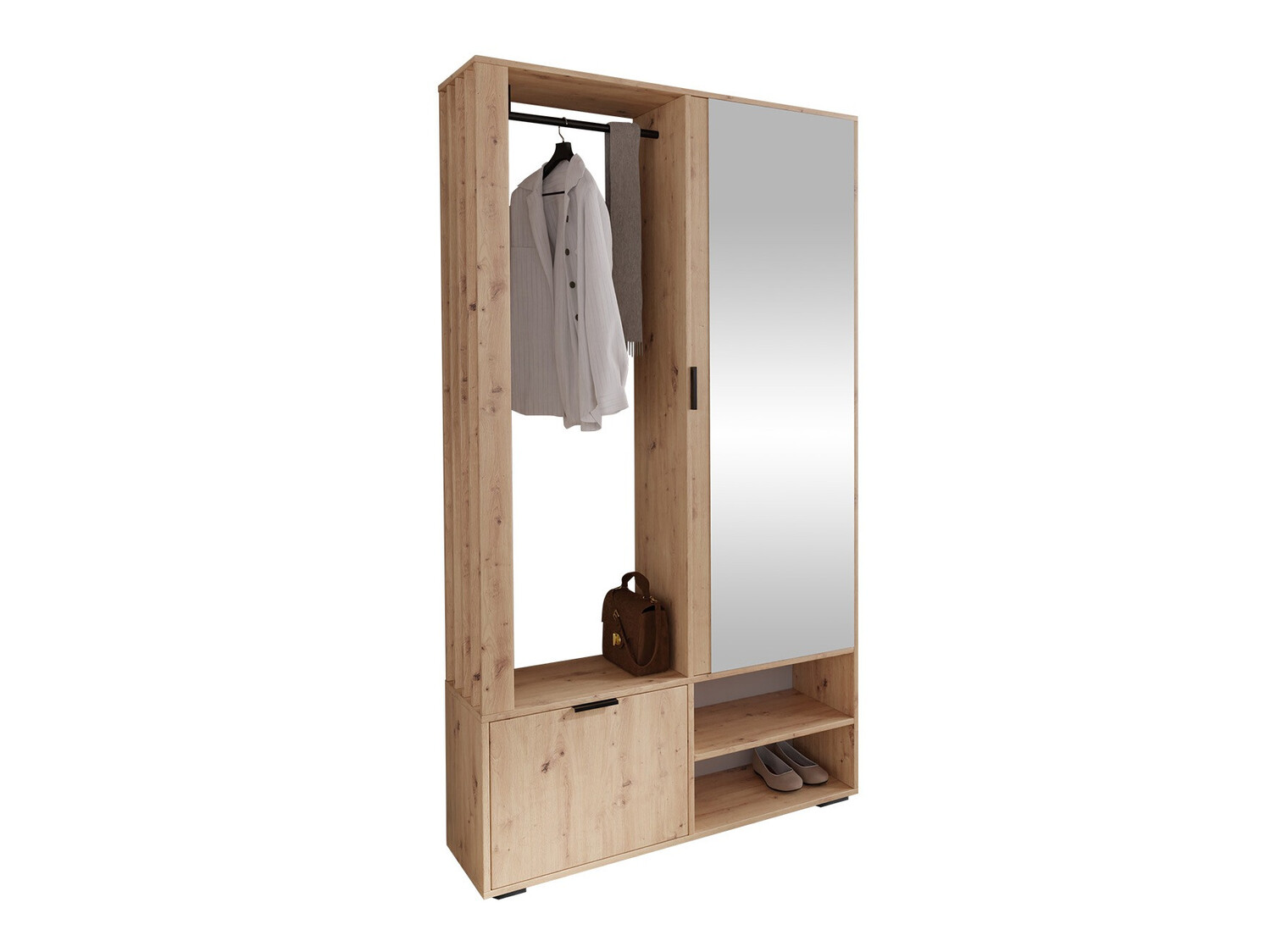 Conjunto para recibidor Stanton 145 (Roble Artisan)