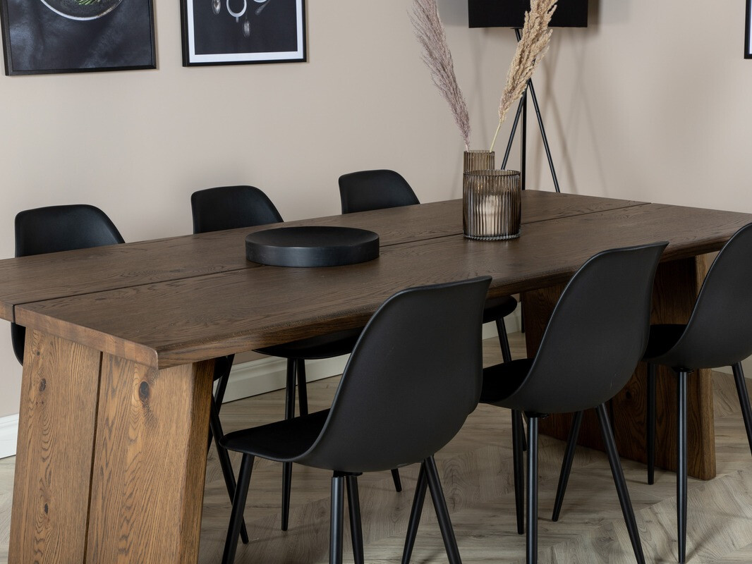 Conjunto de mesas y sillas para comedor Dallas 1842