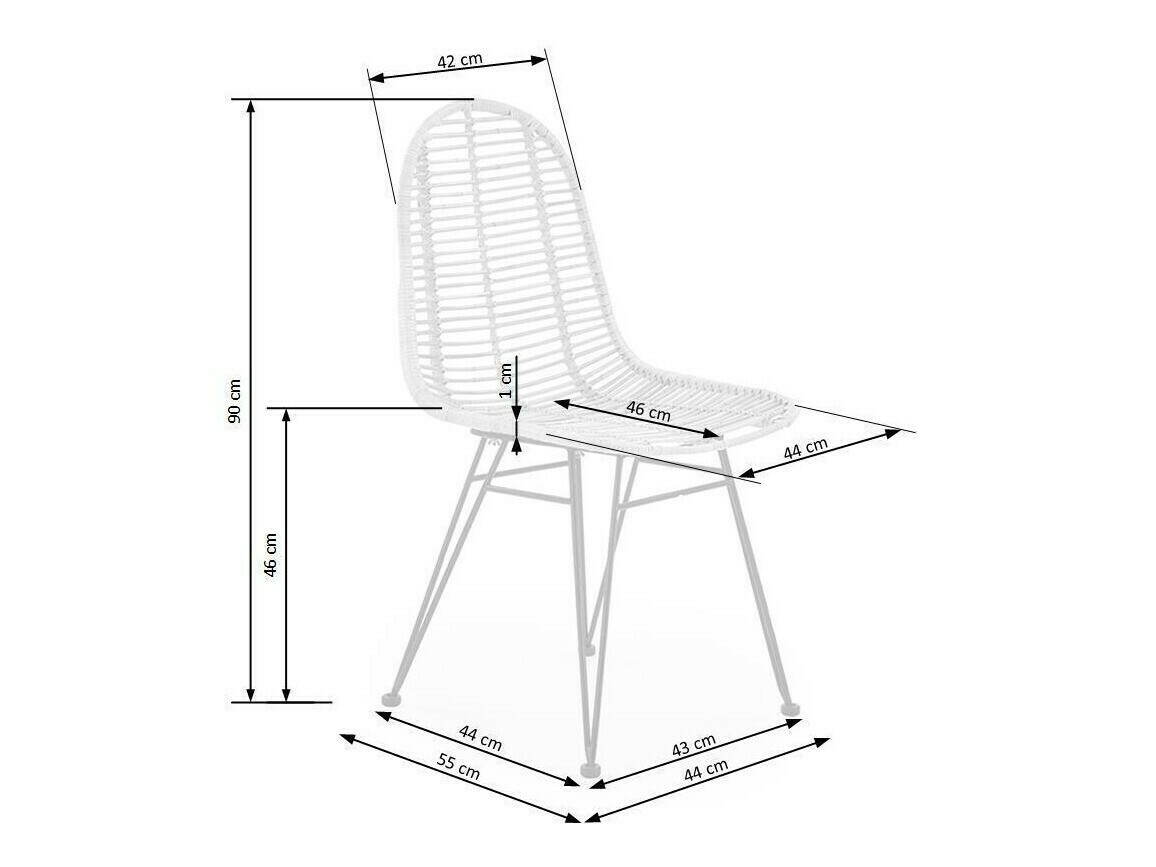 Silla Houston 489 (De color marrón claro)