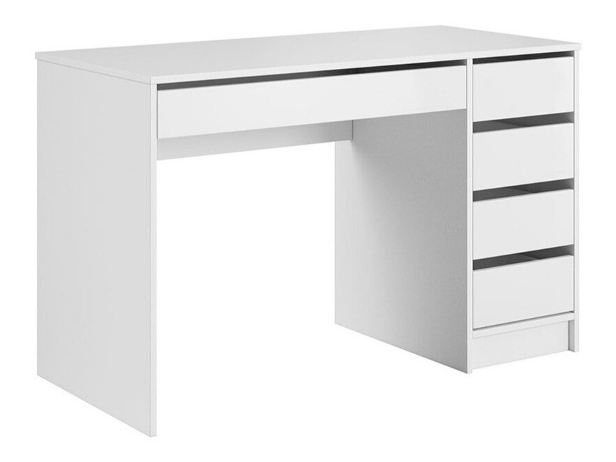 Mesa de oficina Comfivo 312 (Blanco + Blanco brillante)