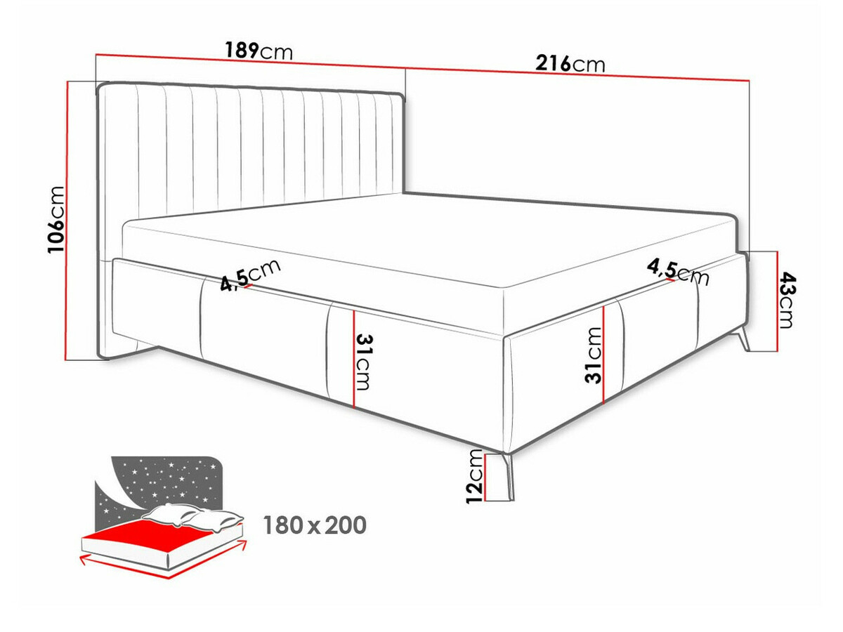 Cama ComfiDream 173 (Fresh 11)