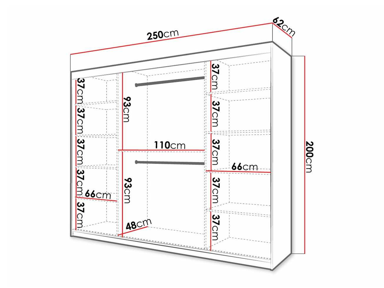 Armario Hartford 339 (Blanco)