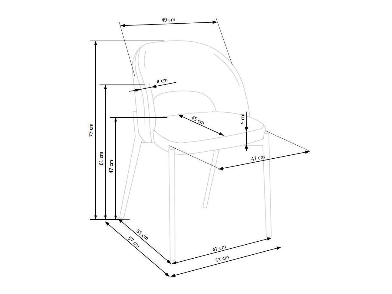 Conjunto de mesas y sillas para comedor Houston 736