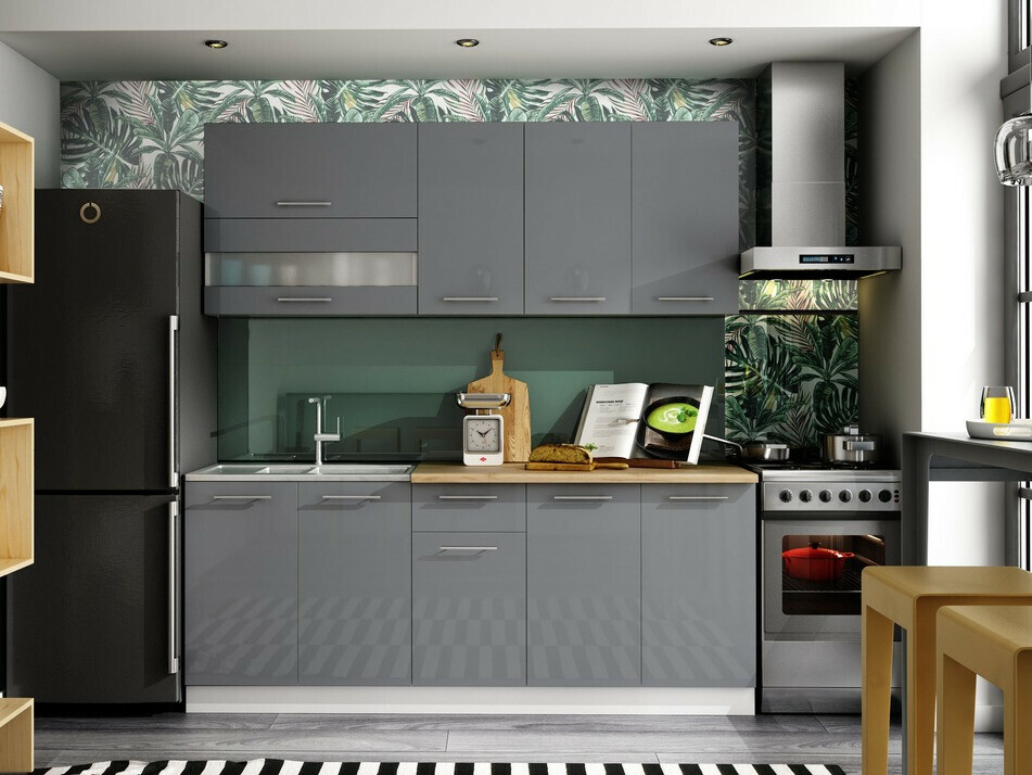 Conjunto de cocina modular Tiffa Grey 102