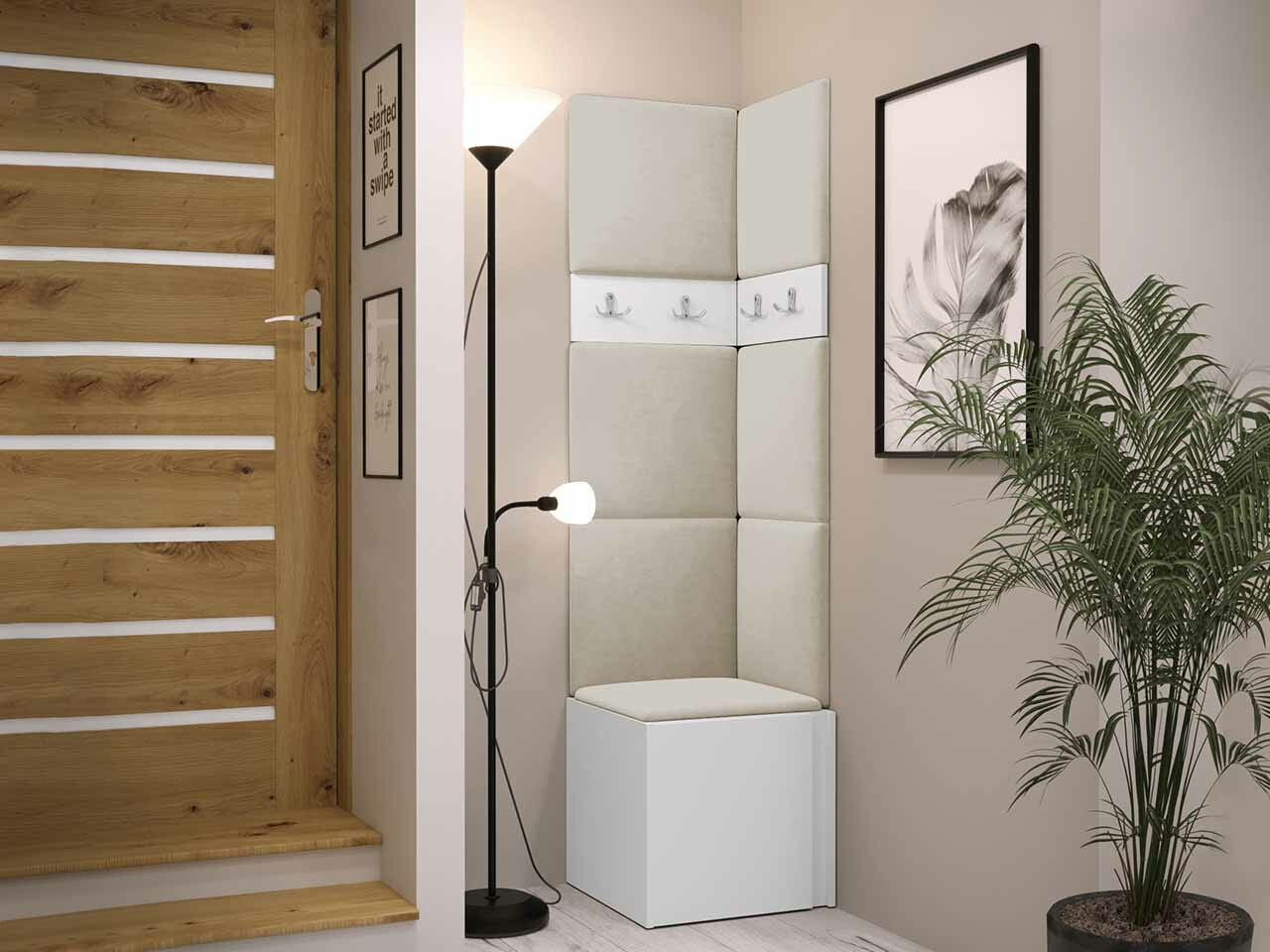 Conjunto para recibidor Hartford 347 (Blanco)