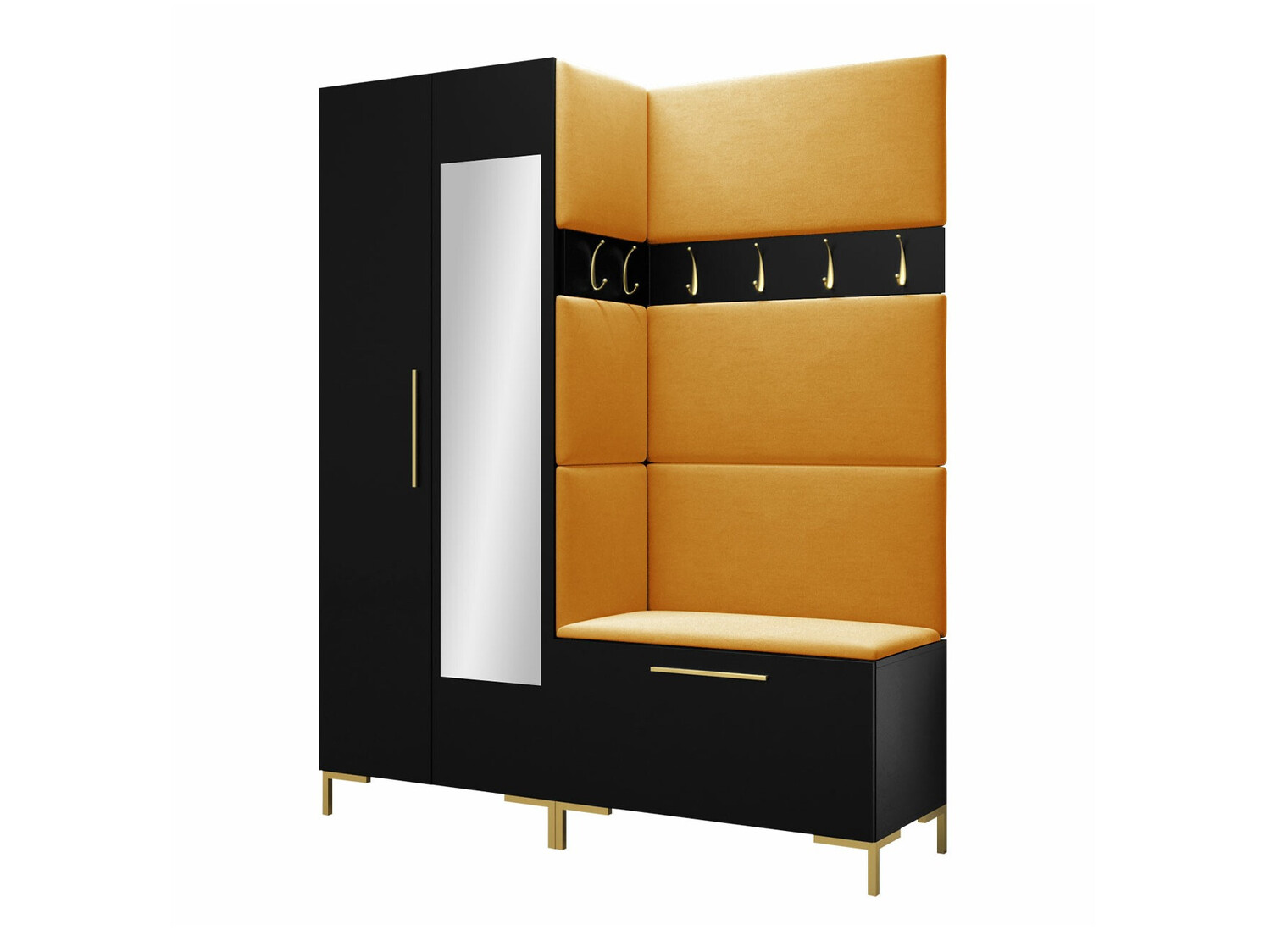 Conjunto para recibidor Nomal IX (Negro)