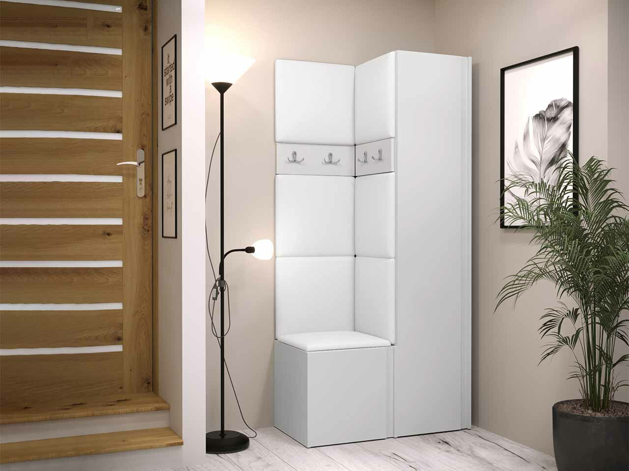 Conjunto para recibidor Hartford 348 (Blanco)