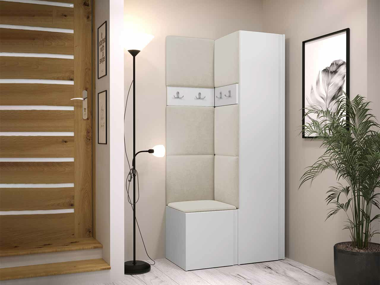 Conjunto para recibidor Hartford 348 (Blanco)