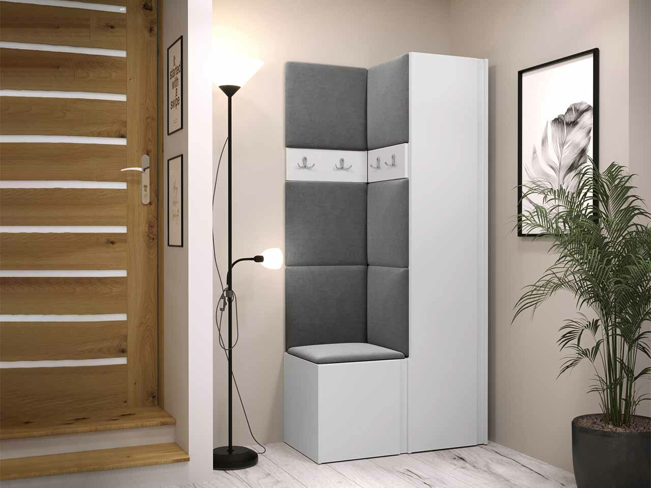 Conjunto para recibidor Hartford 348 (Blanco)