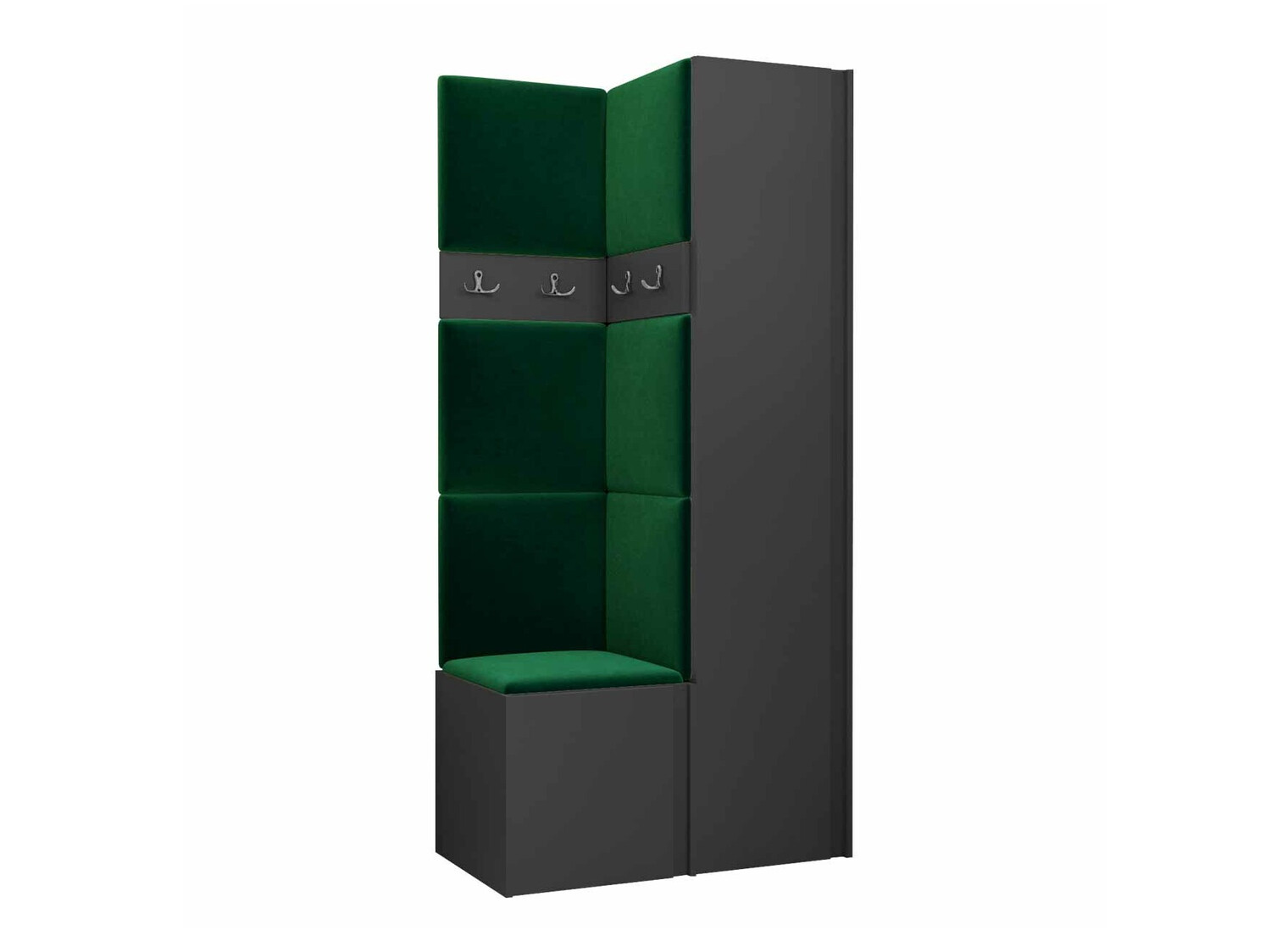 Conjunto para recibidor Pinis XXIV (Grafito)