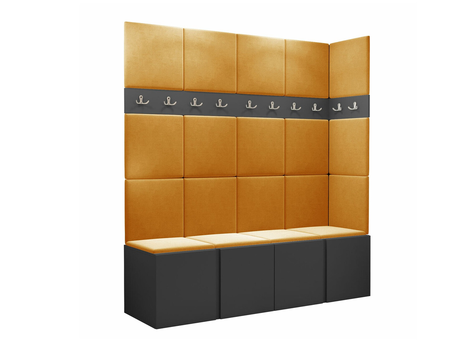 Conjunto para recibidor Hartford 265 (Grafito)