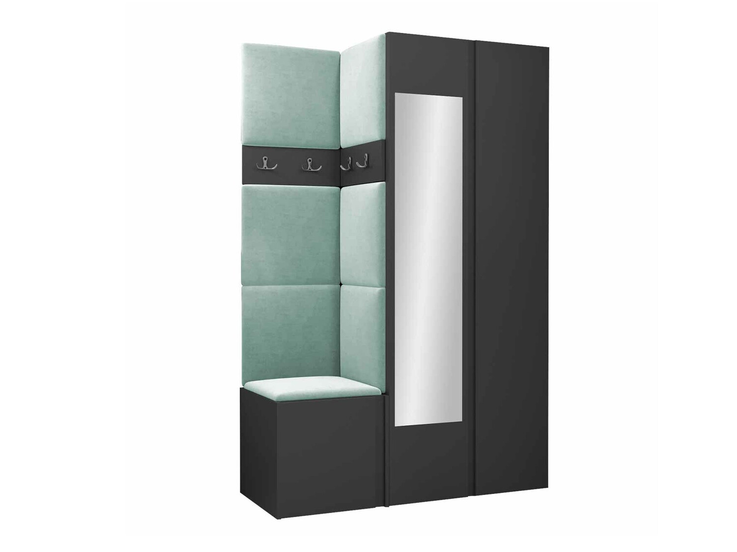 Conjunto para recibidor Pinis XXVI (Grafito)