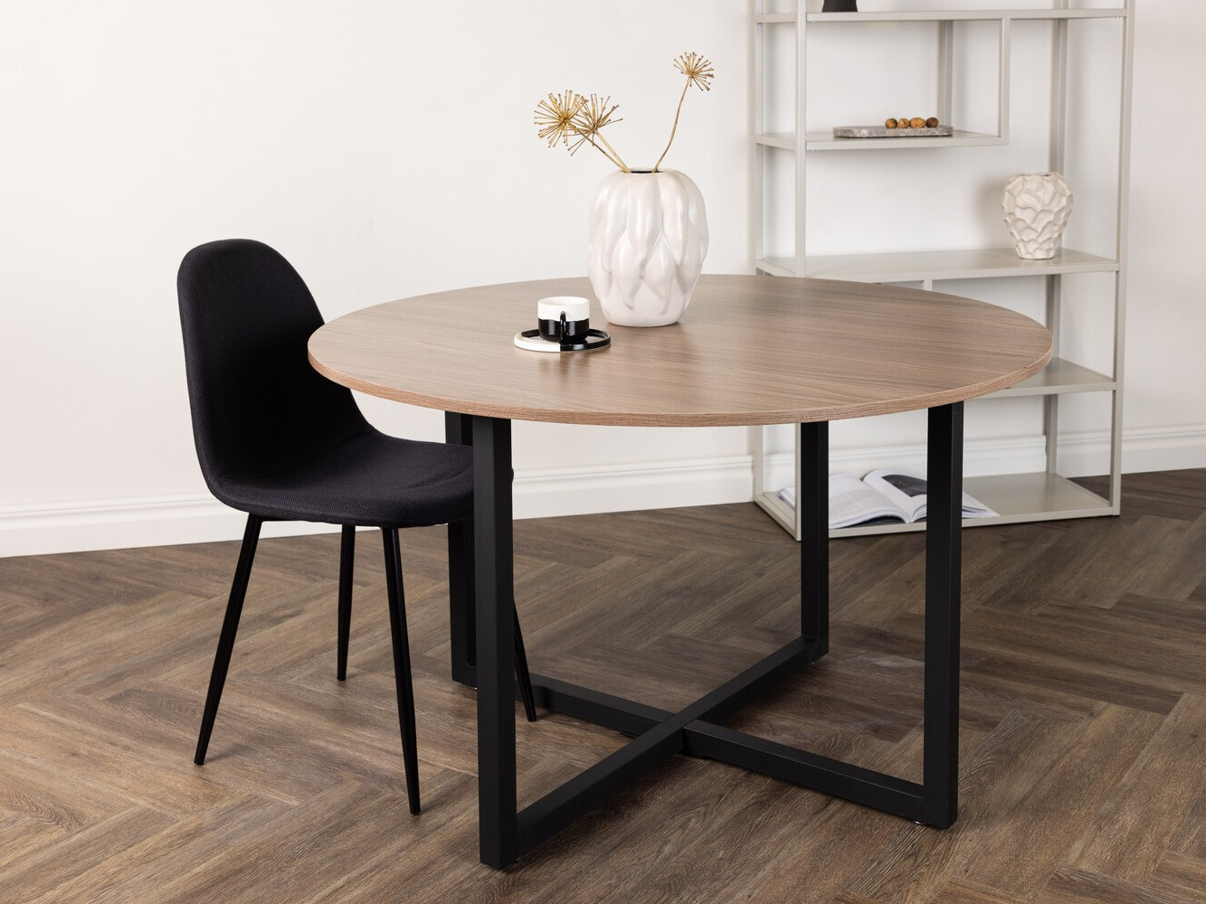 Mesa Dallas 4897 (Negro + Nuez)