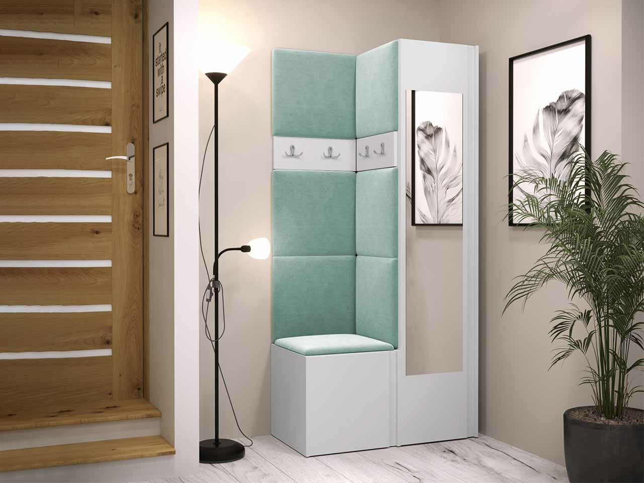 Conjunto para recibidor Hartford 354 (Blanco)