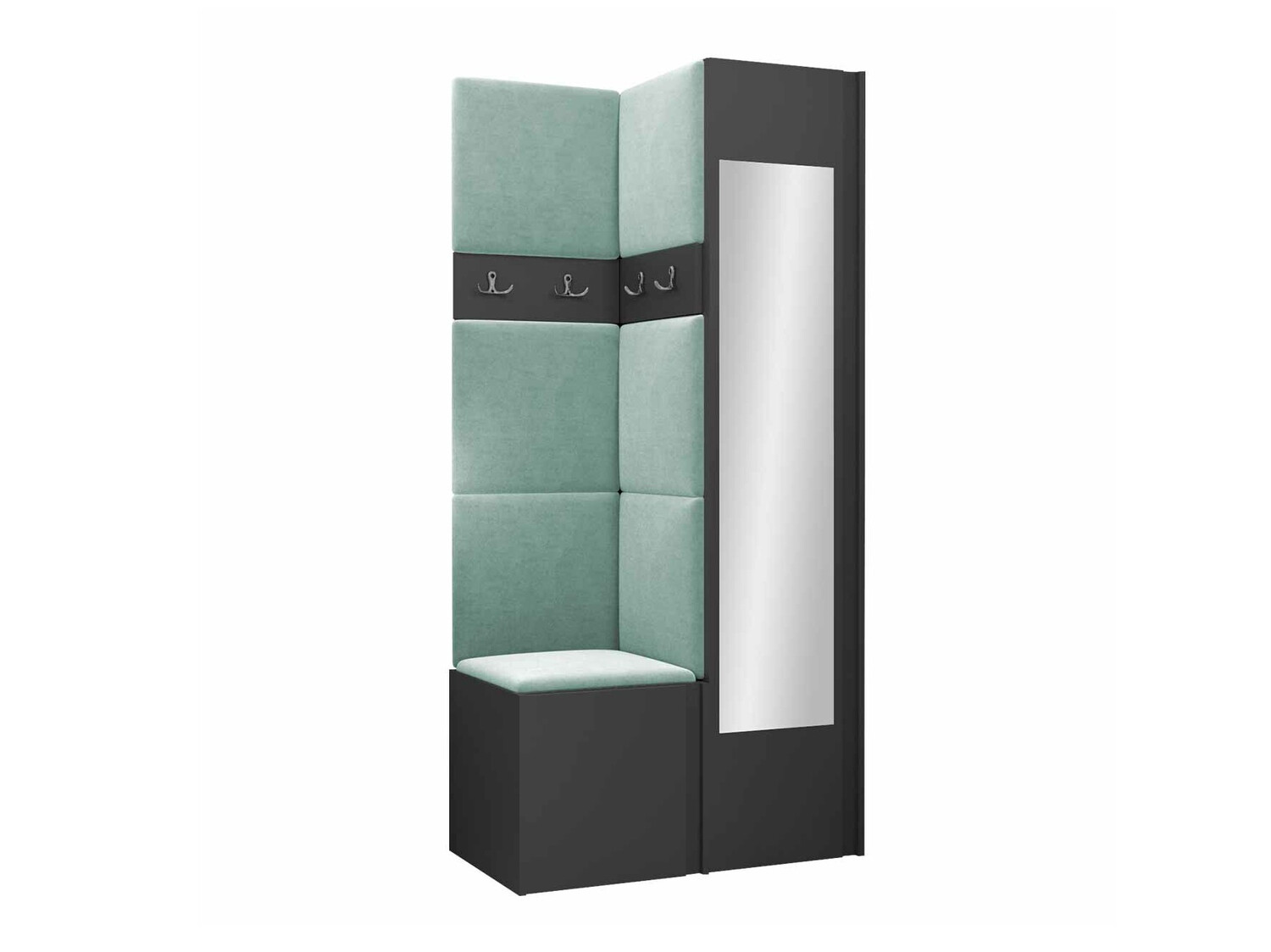 Conjunto para recibidor Hartford 354 (Grafito)