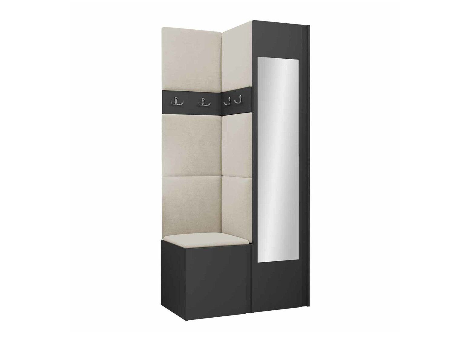 Conjunto para recibidor Hartford 354 (Grafito)