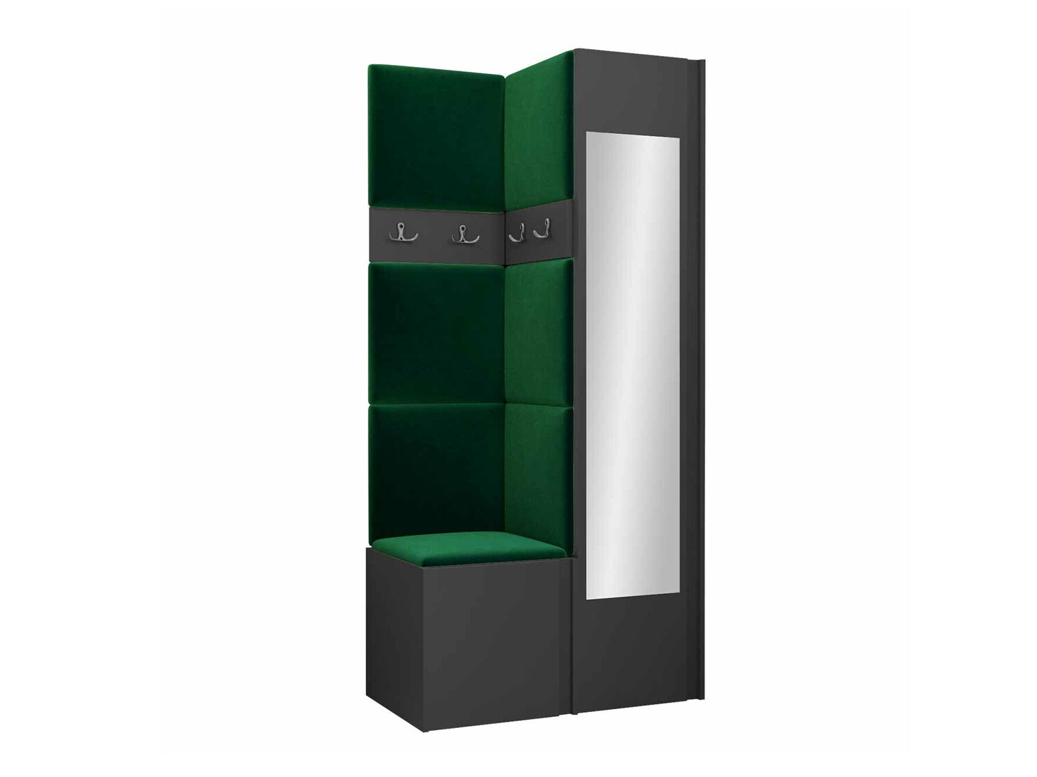 Conjunto para recibidor Pinis XXV (Grafito)