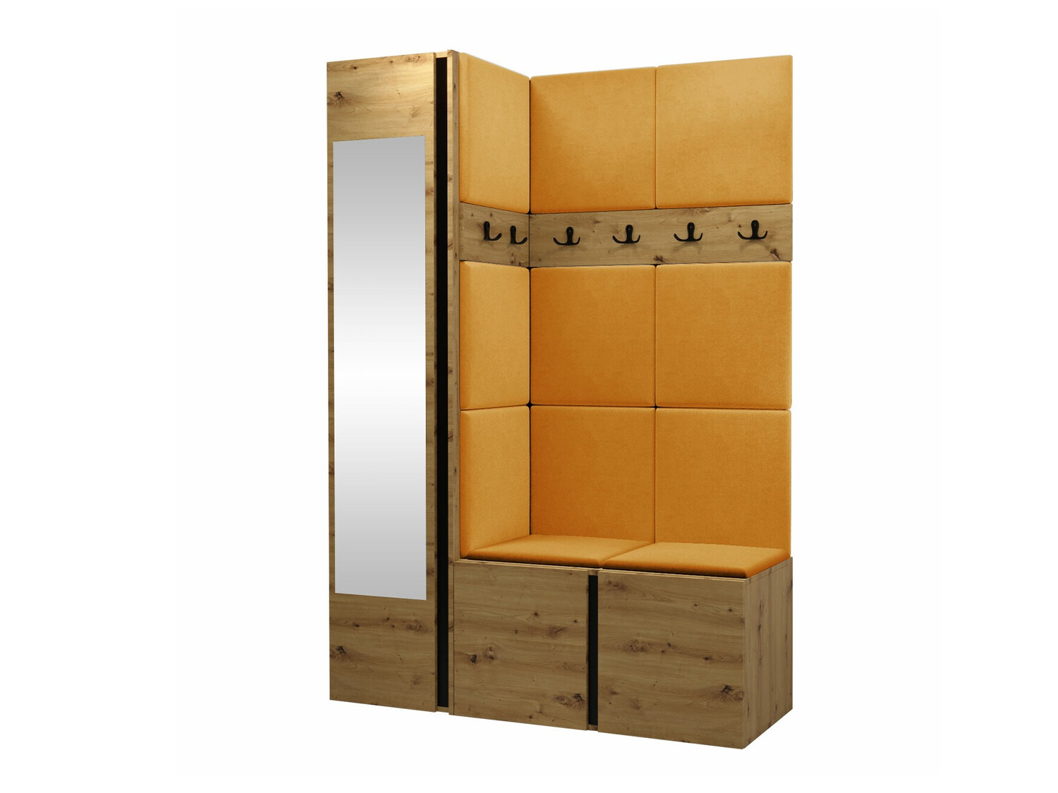 Conjunto para recibidor Hartford 277 (Roble Artisan)