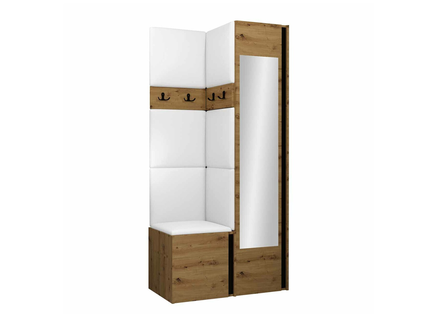 Conjunto para recibidor Pinis XXV (Cuero ecológico Soft 017)
