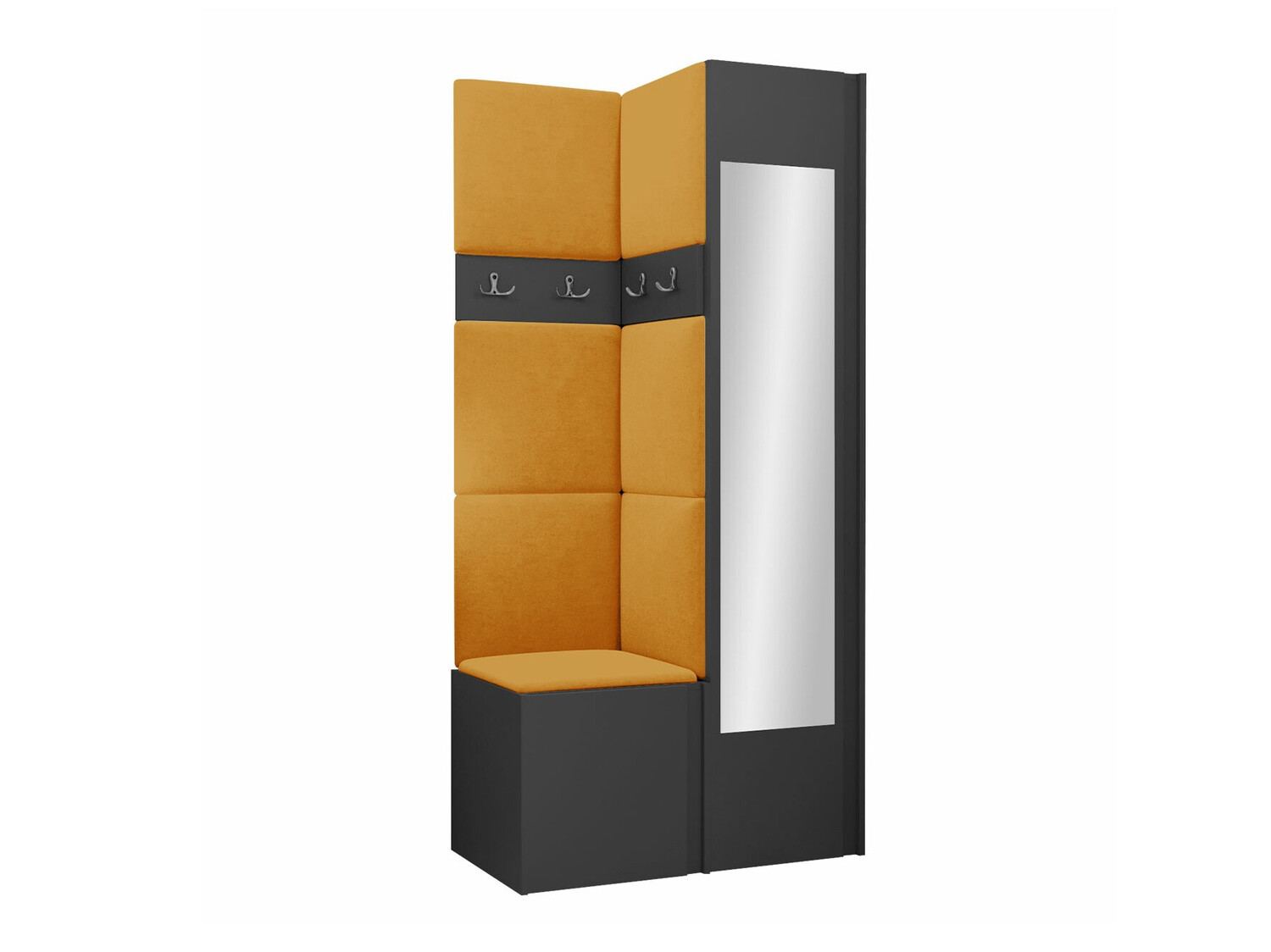 Conjunto para recibidor Pinis XXV (Grafito)