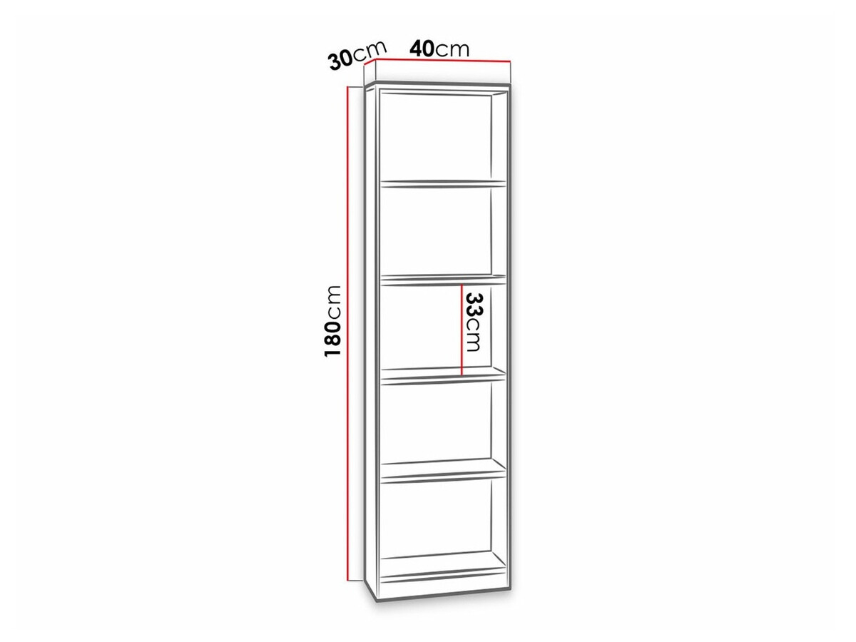 Estantería Comfivo 163 (Roble Sonoma)