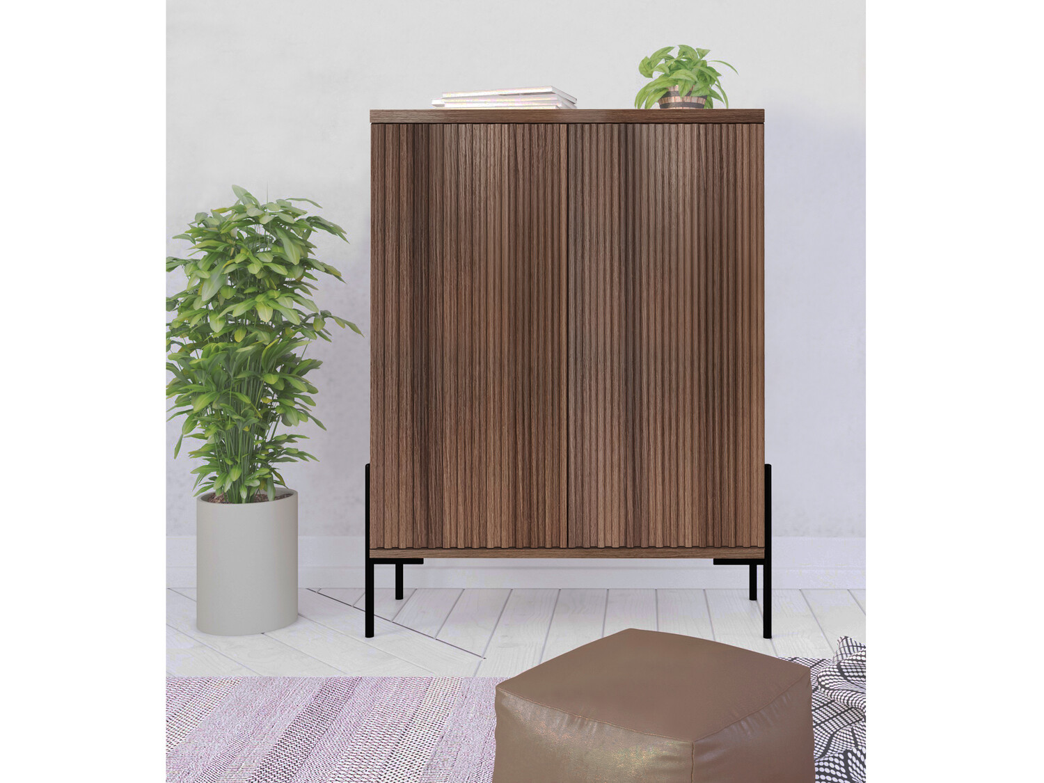 Aparador Denton 1022 (Negro + Nuez)