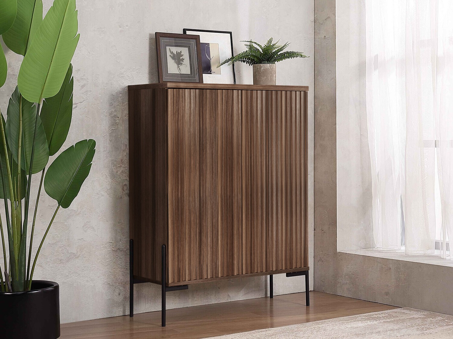 Aparador Denton 1022 (Negro + Nuez)