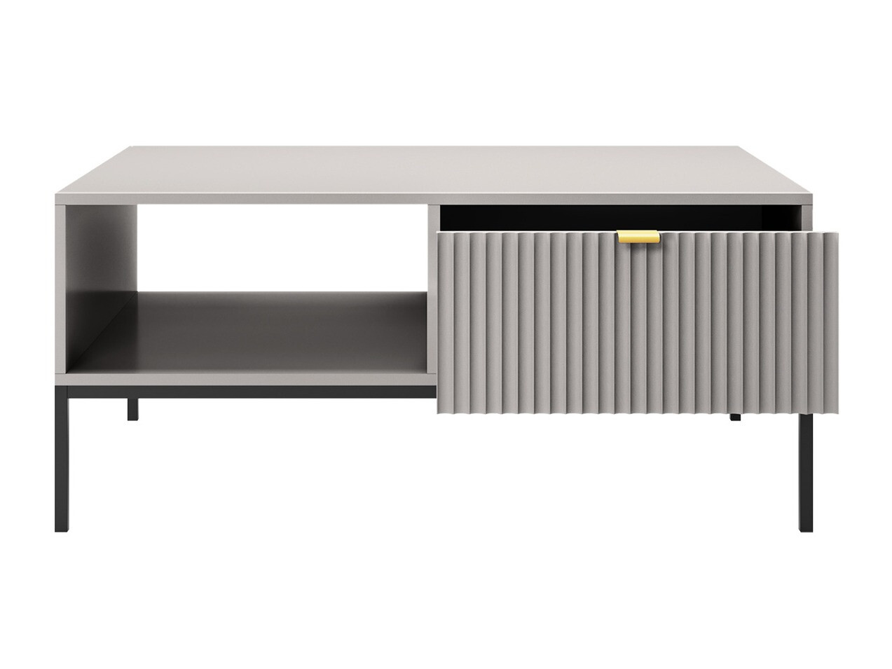 Conjunto de salón Lima L106 (Gris + Negro)