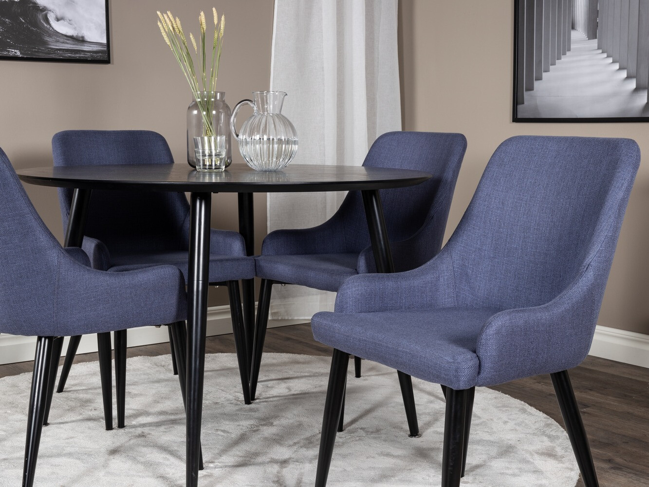 Conjunto de mesas y sillas para comedor Dallas 1873