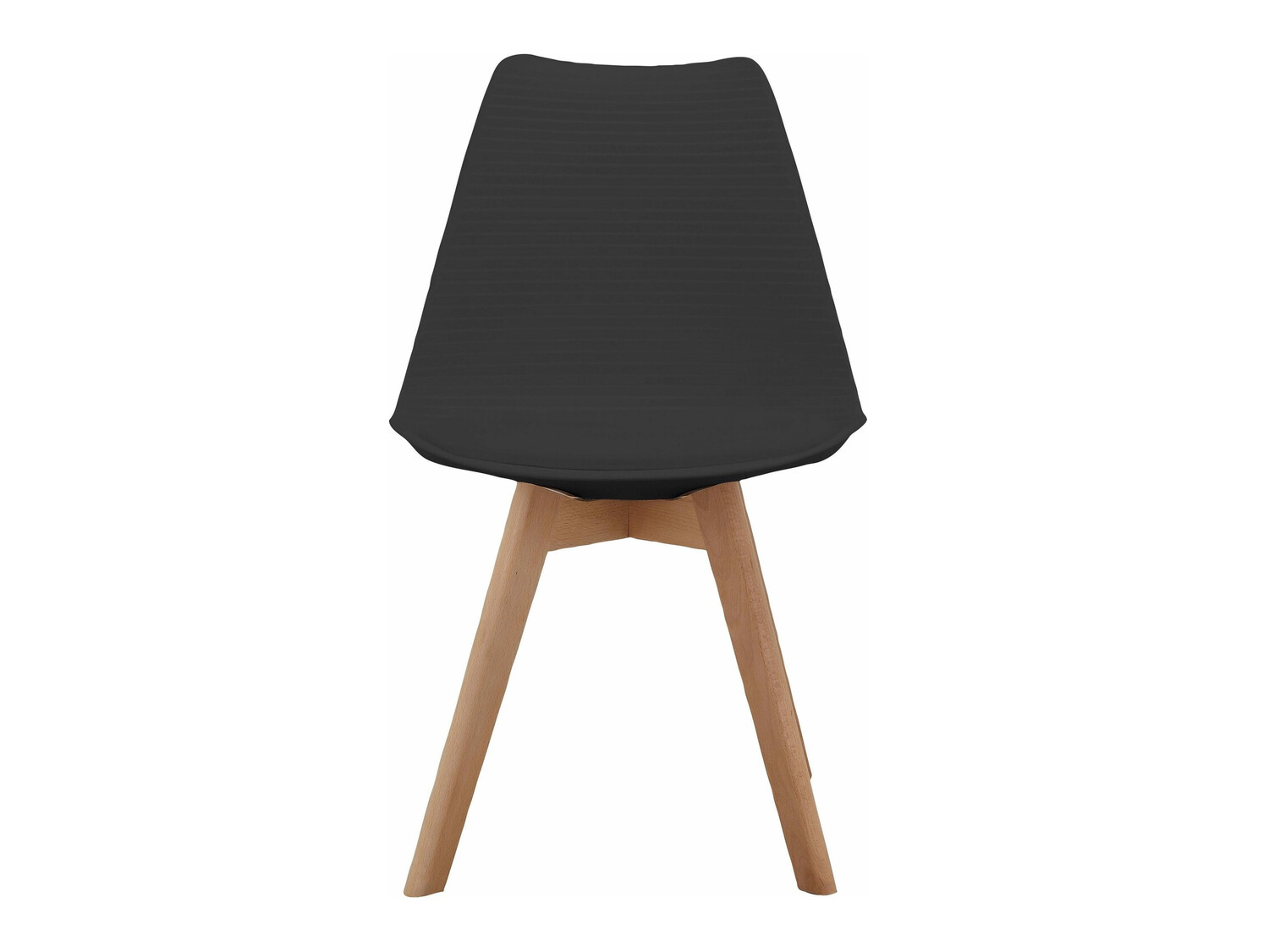 Conjunto de sillas Denton 1029 (Negro + Luminoso madera)