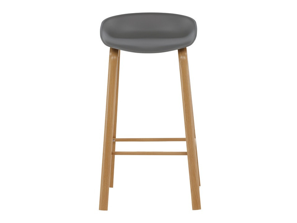 Silla de barra Dallas 3252 (Gris + De color marrón claro)