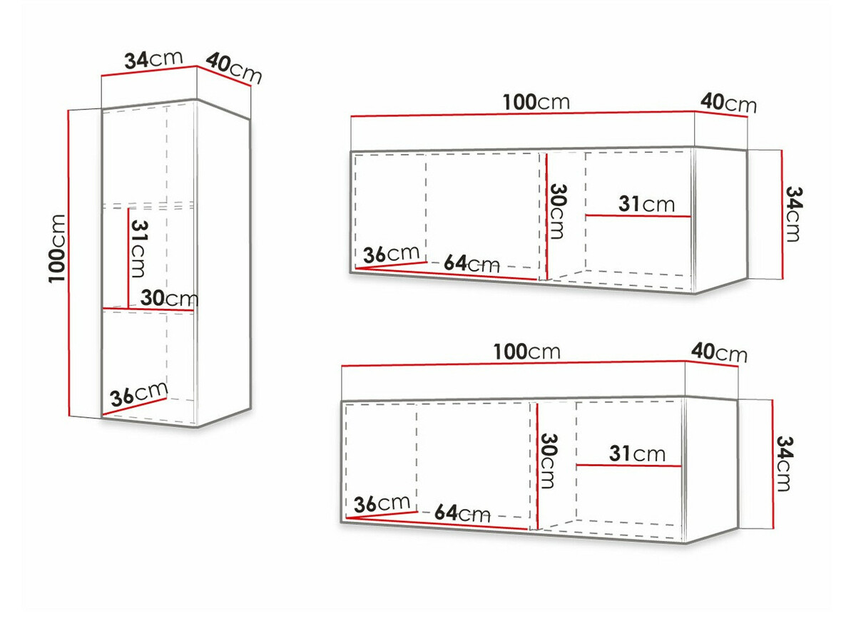Conjunto de salón Elblaru 111 (Blanco)