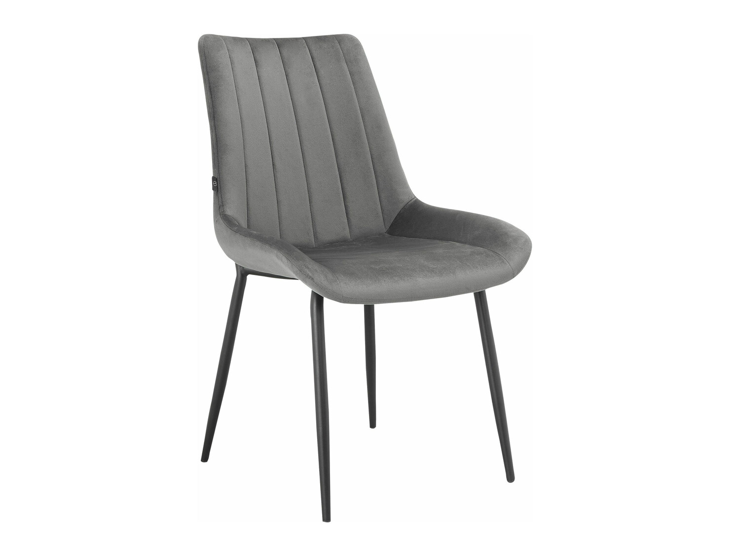 Conjunto de sillas Denton 1035 (Gris claro + Negro)