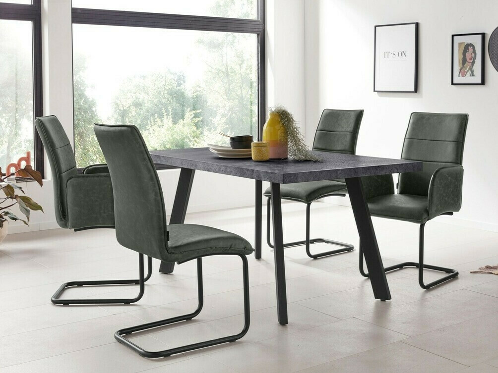 Conjunto de sillas Denton 1042 (Antracita)