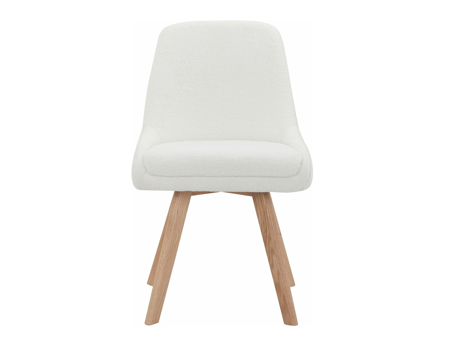 Conjunto de sillas Denton 1045 (Blanco + Roble)