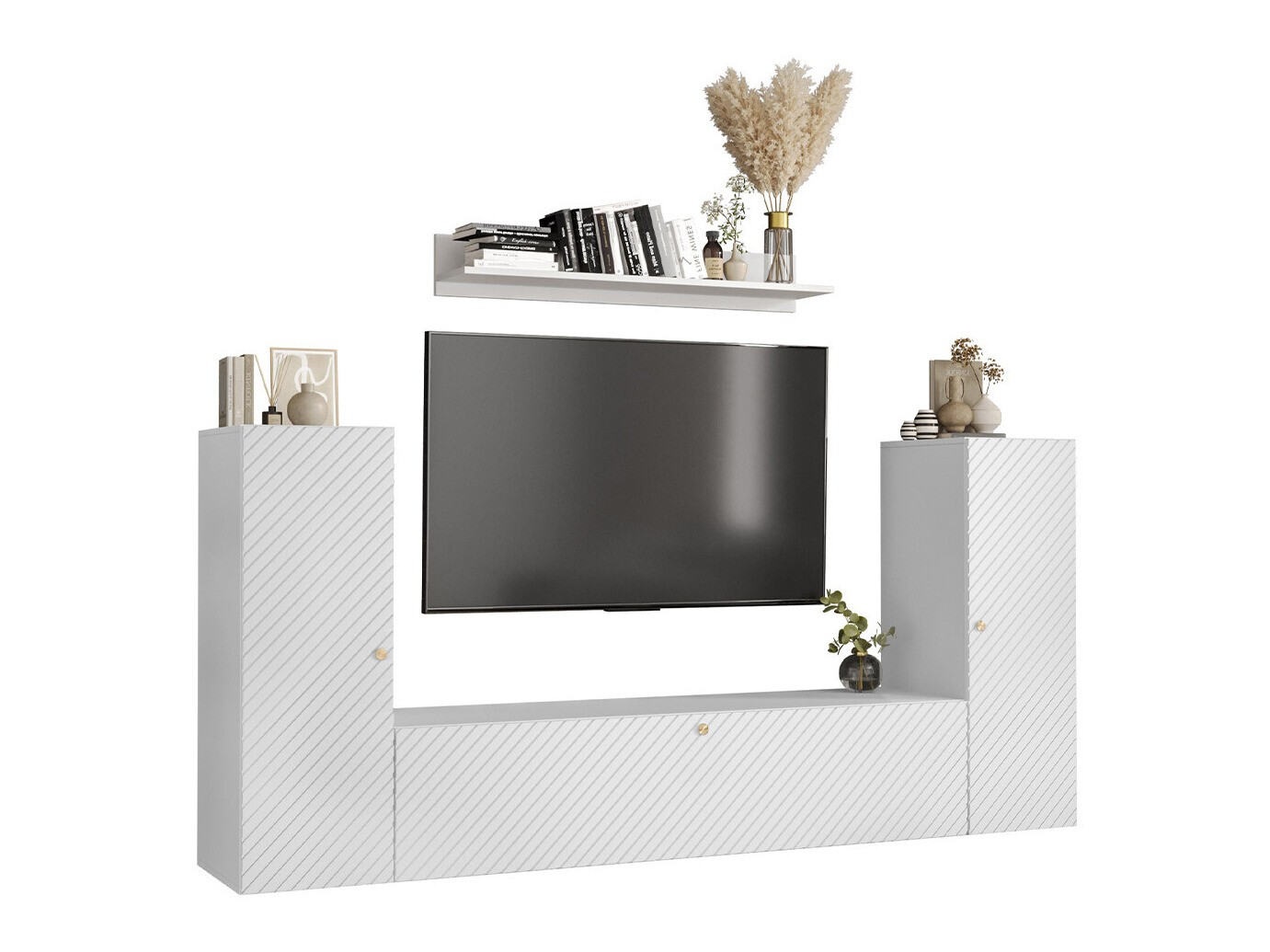 Conjunto de salón Elblaru 124 (Blanco)