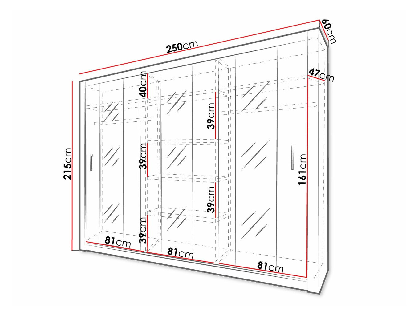 Armario Omaha 130 (Roble Sonoma)