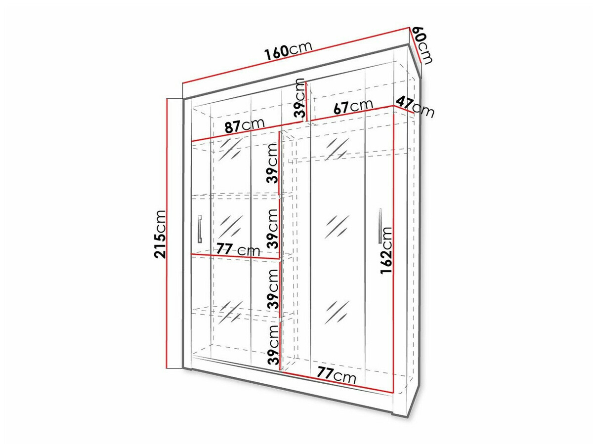 Armario Omaha 132 (Roble Sonoma)